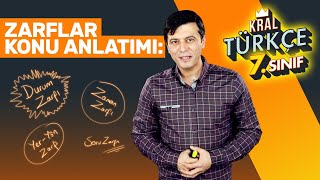 7. Sınıf Türkçe Zarflar Konu Anlatımı (2021 Full Tekrar) Zaman, Durum ve Soru Zarfları