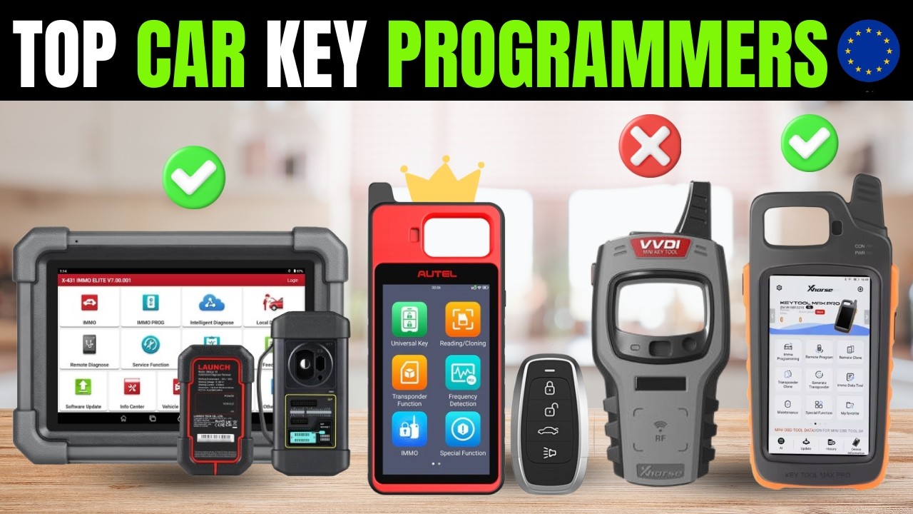 ✅ Top 7 Best Car Key Programmers in Europe [2026] 🔑 Automotive Key Fob Programming Tool