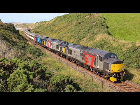 ROG 37800, 37510 + 57312 on ‘The Retro Cumbrian Coaster II’ 28/08/2021