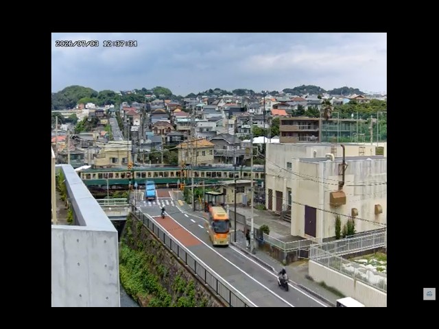 江ノ電 七里ヶ浜踏切