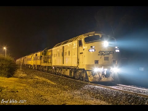 First CLP to lead on the Mildura line: SSR's CLP12 'Casper' leads 7971V out of Maryborough- 4/7/21