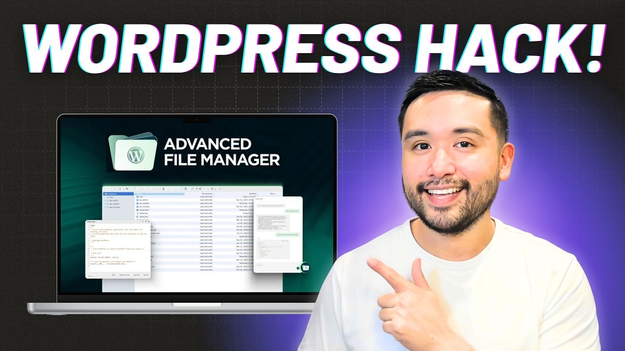 Advanced File Manager: The Easiest Way to Manage Files in WordPress (No FTP Needed!)