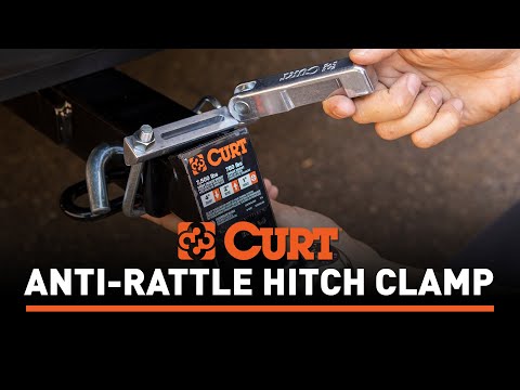 CURT Anti-Rattle Hitch Clamp | No Tools Needed
