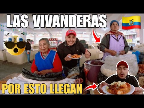Probando COMIDAS de las VIVANDERAS en ECUADOR 🇪🇨 (Mercado Latacunga) : Ferchito Aventura