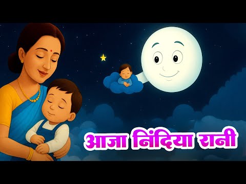 आजा निंदिया रानी आजा | Aaja Nindiya Rani Aaja | Baby Sleep Song | Nursery Rhymes | Galaxy Rhymes
