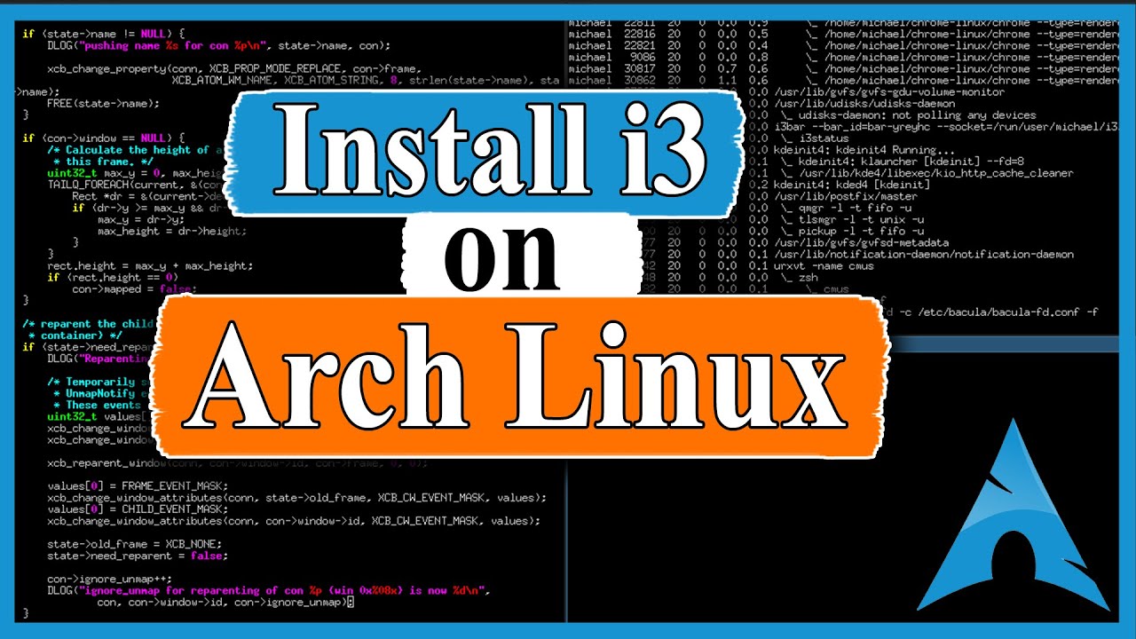 How install i3wm Arch Linux? More REF