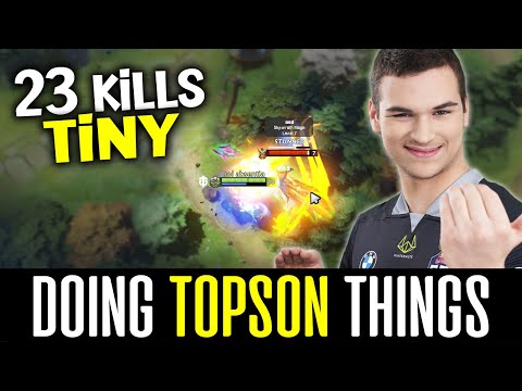 OG.bzm doing some "Topson's Things" - 23 KILLS in just 30 Mins Game DOTA 2
