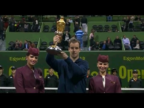 Nikolay Davydenko vs Richard Gasquet Qatar ATP Tennis Open [Final 05/01/13]