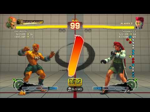 SSF4 AE: YHCmochi (Dhalsim) vs Kyabetsu (Viper) - 2 Ranked Matches (720p HD)