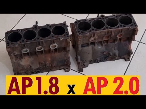 Diferença BLOCO motor AP 1.8 x AP 2.0
