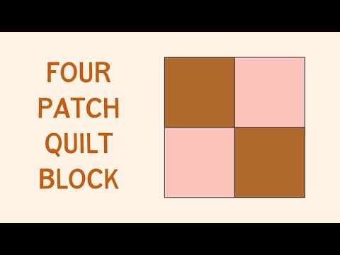 How to Sew a Four Patch Quilt Block | 2025 Block of the Month