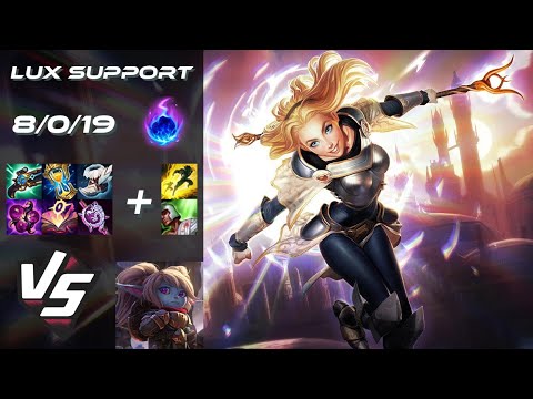 SUPPORT Lux vs Poppy - EU Grandmaster Patch 14.24