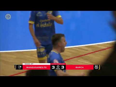 Gol Daniel (3-3) Manzanares FS - Barça FS. Play Off - 2 1/4. LNFS