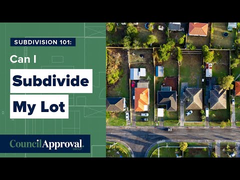 Can I Subdivide My Lot