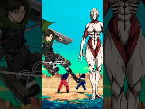 Levi Vs All Titans #animevs #attackontitan #levi #animeedit