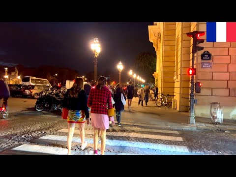 🇫🇷【4K】Paris Night Walk - 7th Arr | Madeleine - Place de la Concorde - Quai de Seine - Tour Eiffel