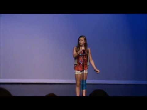 National Anthem - Haley Nicole H. (Age 12) Sings at Cypress Dance Project Recital