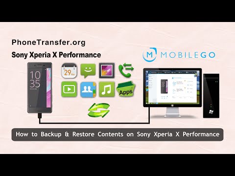 How to Backup & Restore Contents on Sony Xperia X Performance