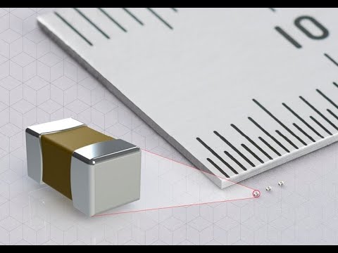 World's Smallest SMD component 008004 - 0.25 x 0.125 mm