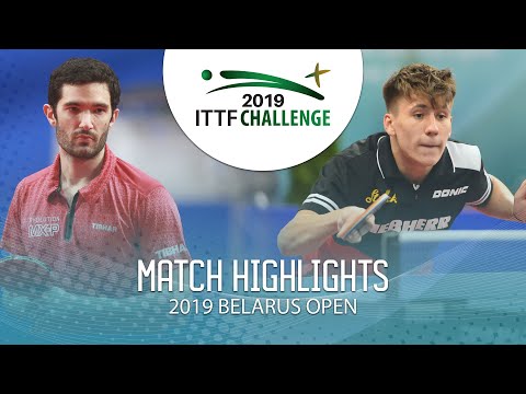 Emmanuel Lebesson vs Andreas Levenko | 2019 ITTF Belarus Open Highlights (R32)