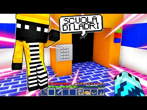 ENTRIAMO ALLA SCUOLA DI LADRI!! Vita su Minecraft #3