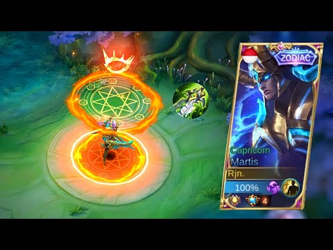 MARTIS ZODIAK CAPRICORN AGGRESSIVE KILL! GAMEPLAY TOP GLOBAL MARTIS INDONESIA 3000 MATCH - MLBB