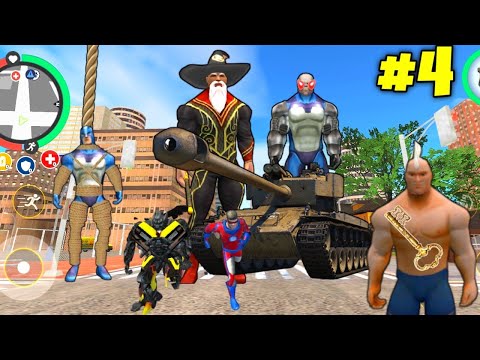 Evil Rope Hero Tank Attack on Vice Town | Rope Hero Vice Town | Rope Hero New Update |Gamer Blasty