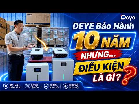 DEYE Chính Thức Bảo Hành 10 Năm. Nhưng Cần Đáp Ứng Những Điều Kiện Gì?
