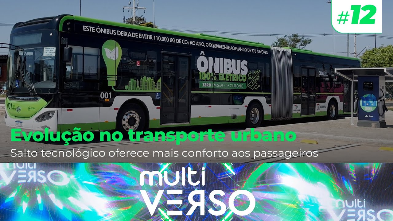 Multiverso te leva para conhecer os ônibus elétricos de Cascavel