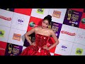 JHANVI KAPOOR Looking So Hot And Sexy In Red Open Dress At ZEE CINEMA AWARD