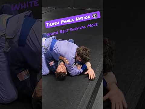 Americana Defense "White Belt Survival Move" #brazillianjiujitsu #trashpanda #americana #trashpanda