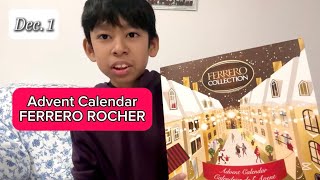 First Advent Calendar Chocolate #ferrerorocher Collection I @NepalipinoTV