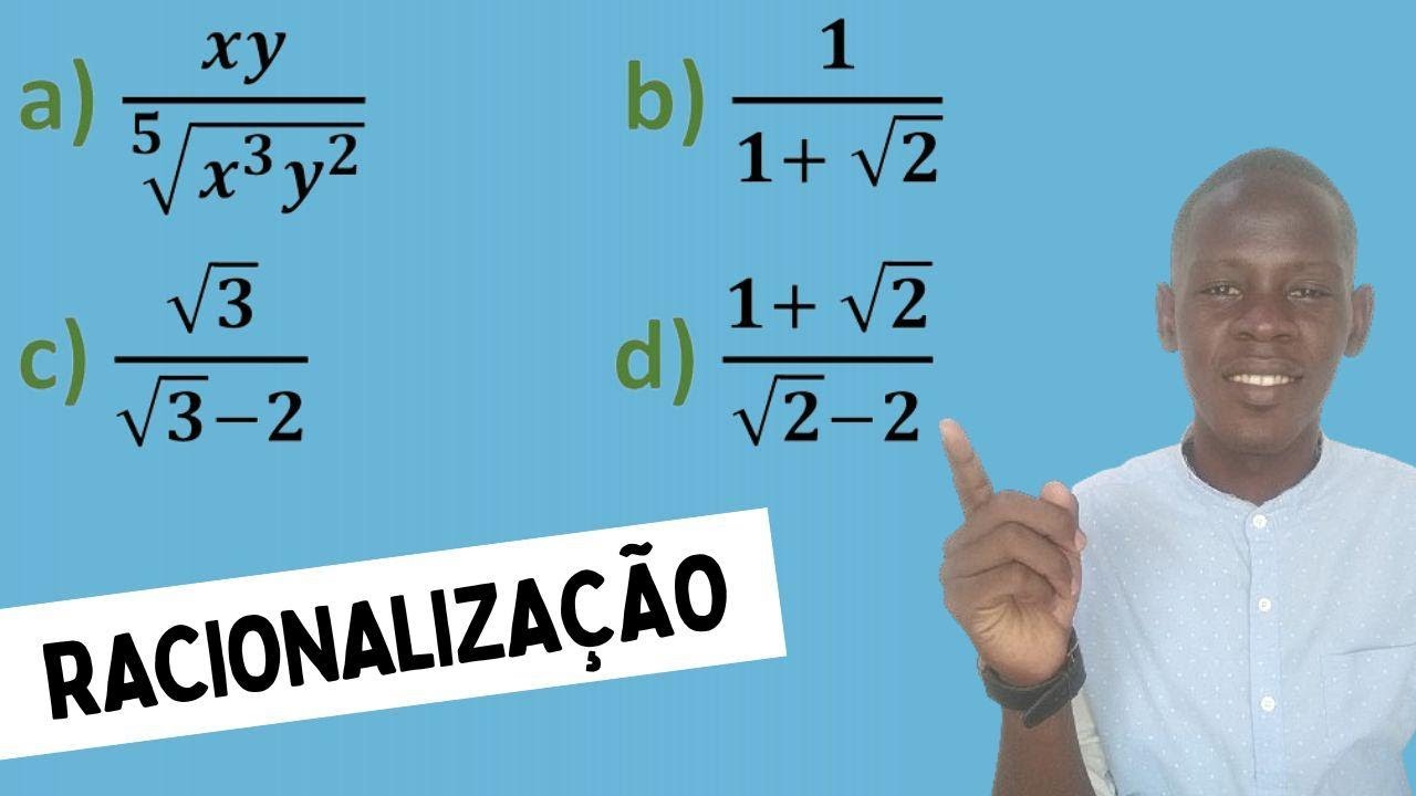 COMO RACIONALIZAR O DENOMINADOR? #racionalização