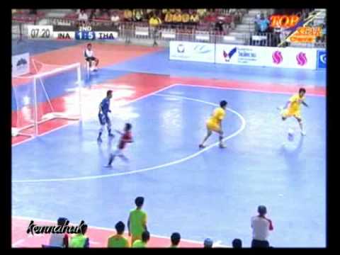 Thailand Vs Indonesia [6-1] AFF Futsal Championship 2012