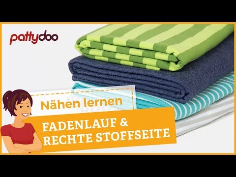 Learn to sew: Prepare fabric, identify grain and right side of fabric