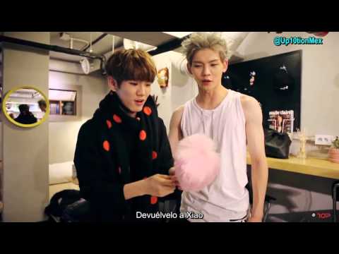 [SUBESPAÑOL] U10SECONDS 34seg-  Kuhn quería saber, " El cabello de  Xiao es una peluca? '