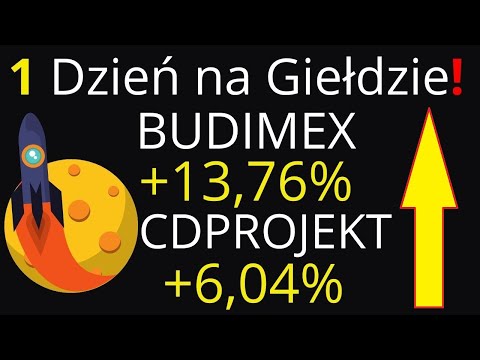 BUDIMEX odpalił Rakietę? CDPROJEKT uskrzydlony poprawką do Cyberpunka2077! Pozytywna sesja na GPW