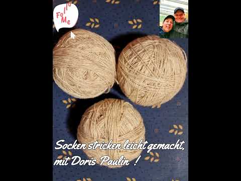 Socken stricken leicht gemacht mit Doris Paulin 01.02.2023  !