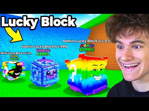 Da POVERO a RICHISSIMO con SOLO LUCKY BLOCK su SALVA I BRAINROT dallo TSUNAMI! 🌊