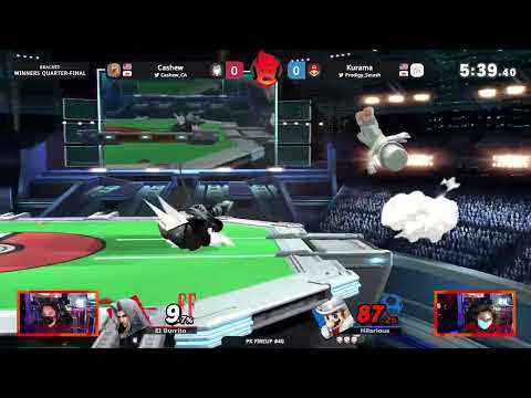 Cashew (Sephiroth) vs Kurama (Mario) - PK Fireup #40 Winners Quarter Finals