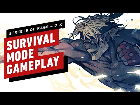 Streets of Rage 4 Mr. X Nightmare DLC - 19 Minutes of Survival Mode Gameplay as Shiva