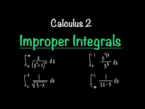 Improper Integrals--What Are They? How to Evaluate Them? | Lots of Examples! | Math with Professor V