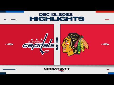 NHL Highlights | Capitals vs. Blackhawks - December 13, 2022