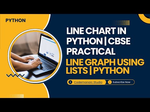 Line Chart In Python Using Two Lists Cbse Class 11 12 Practical Coding Python