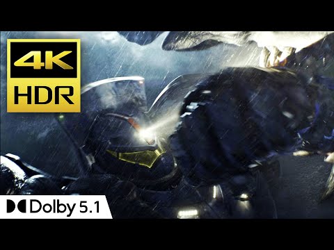 Pacific Rim (2013) - Gipsy Danger vs. Knifehead [4K HDR - Dolby 5.1]