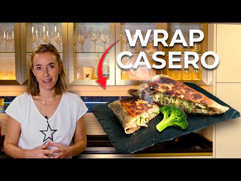 MIRA LO QUE PUEDES HACER CON UN BRÓCOLI, wrap de pollo y brócoli, #ideadecena