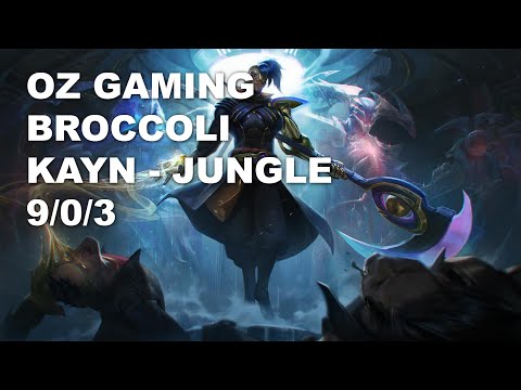 OZ Gaming BroCColi Jungle Kayn vs Master Yi - KR Challenger Patch 10.9