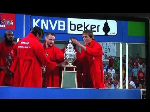 FC Twente ontvangt KNVB beker in Rotterdam