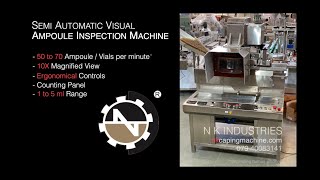 Ampoule Visual Inspection Machine