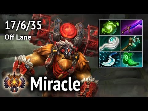 Miracle Liquid Earthshaker Off Lane. Full game. Dota 2